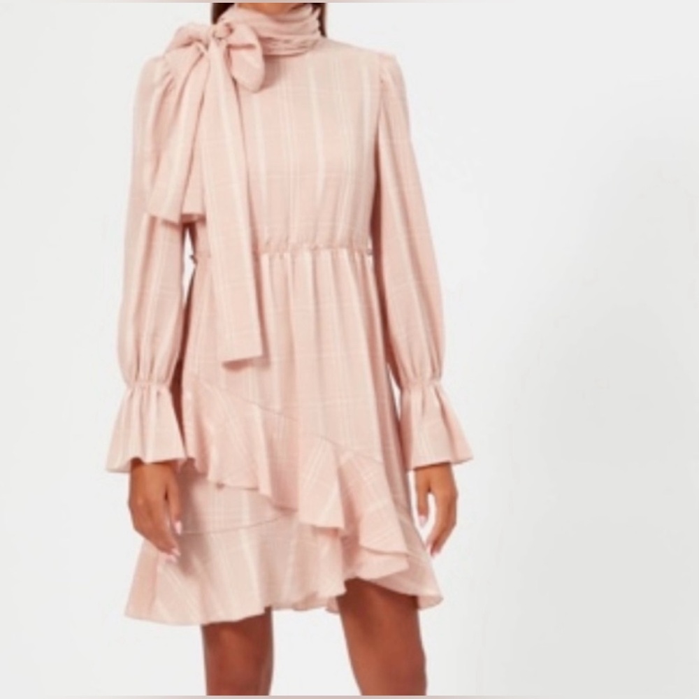 See by Chloé Women's Asymmetrical Ruffle Dress - Smoky Pink